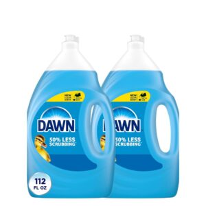 dawn dish soap ultra dishwashing liquid, dish soap refill, dish detergent liquid, original scent, 56 fl oz (pack of 2)