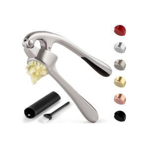 zulay kitchen premium garlic press set