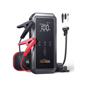 portable car jump starter with air compressor, yaberauto
